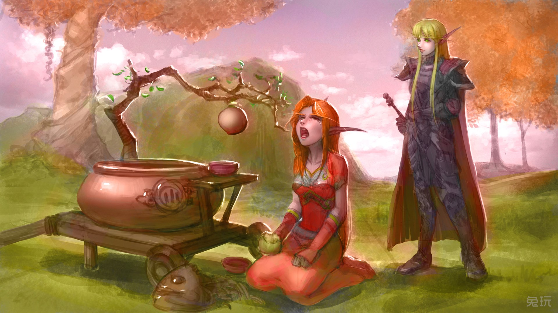 百式愚者画《你和胖哥哥是天生的一对!》