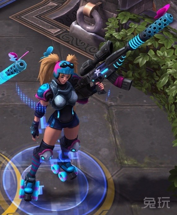 《风暴英雄》最新补丁更新 轮滑皮肤诺娃